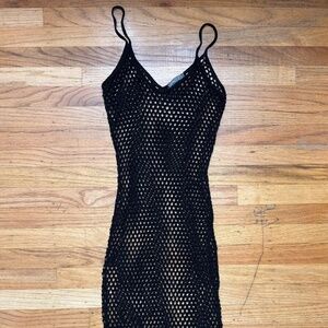 Aquavita fishnet swimsuit cover up